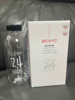 클린24시간 1BOX(5포) + 전용보틀(500ml) — 4.5점을 준 리뷰어가 2022년 9월 올린 사용 사진