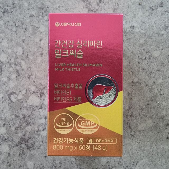 간건강 실리마린 밀크씨슬 800mg, 60정 리뷰 사진