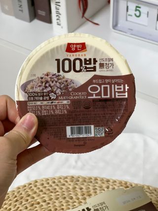 [구매평]양반 동원 양반 100밥 오미밥, 130g, 12개 — 5점을 준 리뷰어가 2025년 4월 올린 사용 사진