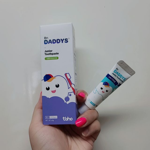 닥터데디스 안심불소 튼튼치약(청포도, 민트 중 택 1) 60g + 여행용 미니 치약 15g 리뷰 사진