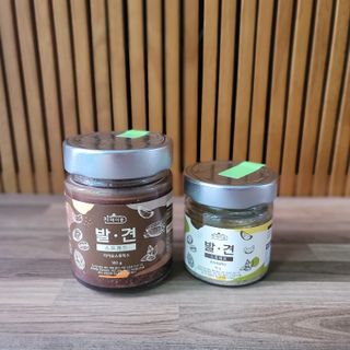 진테이블 발.견 스프레드  오리지널믹스 90g + 카카오스윗믹스 90g 2종 세트 — 5점을 준 리뷰어가 2022년 8월 올린 사용 사진