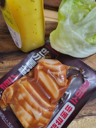 한끼통살 슬라이스 닭가슴살 — 5점을 준 리뷰어가 2023년 2월 올린 사용 사진