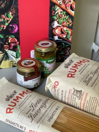 이탈리안 프리미엄 파스타 룸모 Rummo 파스타 2종 + 바질 페스토 + 블랙 트러플 페이스트 — 5점을 준 리뷰어가 2021년 7월 올린 사용 사진