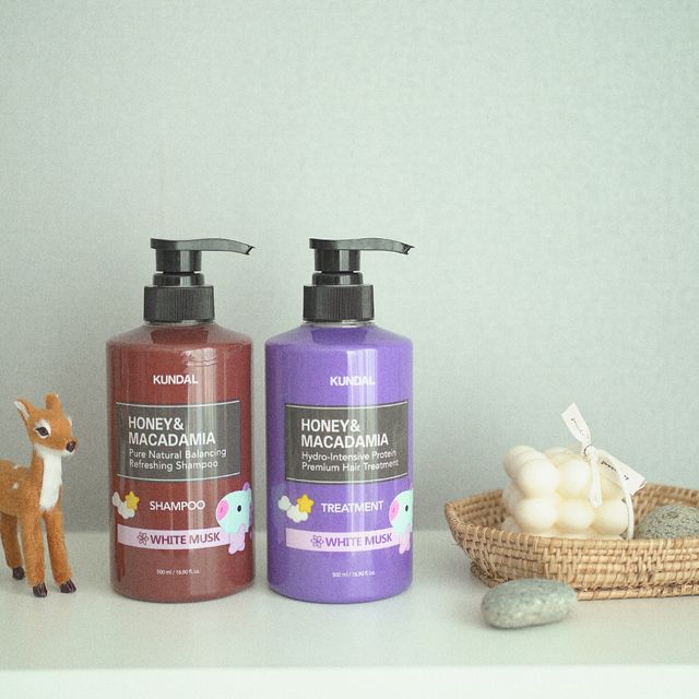 [KUNDAL 공식] 프리미엄 헤어 케어 스페셜 세트 샴푸 500ml &amp; 트리트먼트 500ml 리뷰 사진
