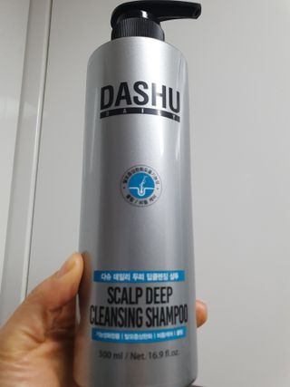 다슈코리아 다슈 데일리 두피 딥 클렌징 샴푸 500ml — 5점을 준 리뷰어가 2021년 3월 올린 사용 사진