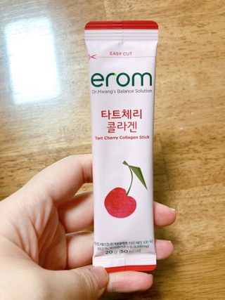 이롬 erom 타트체리 콜라겐 — 4점을 준 리뷰어가 2021년 3월 올린 사용 사진