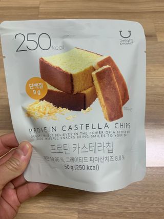 신상품) 딜라이트 프로젝트 프로틴  브라우니칩/ 카스테라칩 총 6EA — 5점을 준 리뷰어가 2022년 6월 올린 사용 사진