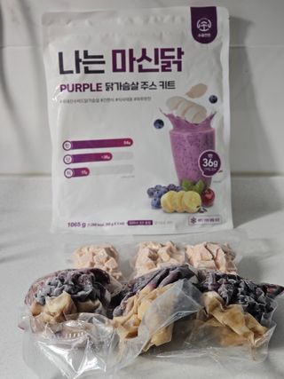 수플먼트 나는 마신닭!! 닭가슴살 주스키트, 먹기 힘들었던 닭가슴살 이제는 마시자 — 5점을 준 리뷰어가 2023년 7월 올린 사용 사진