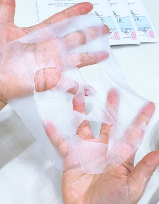 세뚜아(Cettua) [세뚜아] 모이스처 밸런싱 페이셜 마스크 Cettua Moisture Balancing Facial Mask 5매 — 5점을 준 리뷰어가 2024년 4월 올린 사용 사진