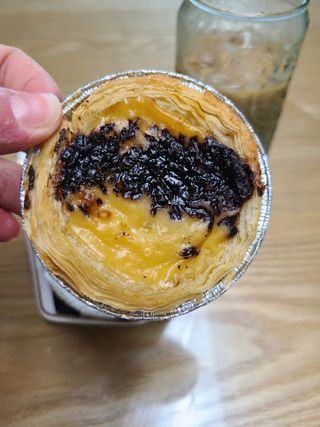 디앙뜨 포르투갈 에그타르트 오리지널 맛+패션후르츠+초콜릿타르트 맛 중 택1 — 5점을 준 리뷰어가 2021년 8월 올린 사용 사진