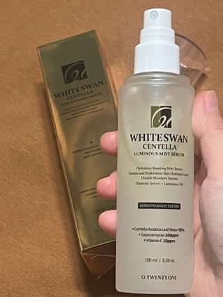 오투에니원 화이트스완 센텔라 루미너스 미스트 세럼 100ml — 4점을 준 리뷰어가 2023년 2월 올린 사용 사진