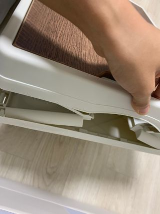 나무드 [nothing] 접이식 폴딩박스 수납 정리함 공간 리빙 박스 56L — 5점을 준 리뷰어가 2021년 10월 올린 사용 사진