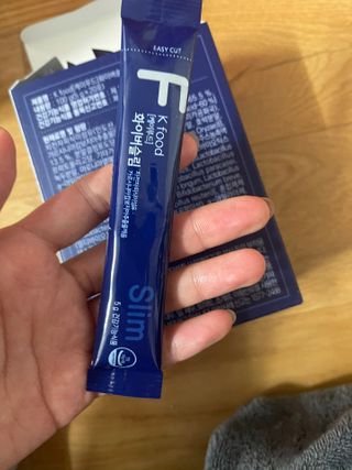 똥기사의 케이푸드 화이버슬림 — 5점을 준 리뷰어가 2021년 1월 올린 사용 사진