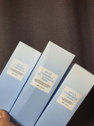 페브유 / FABYOU 페브유 pH5.5 캐모마일 젤 클렌징 폼 + 클렌징 오일 + 토너 3종 세트 — 5점을 준 리뷰어가 2021년 7월 올린 사용 사진