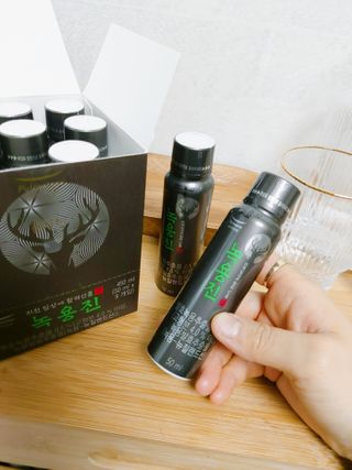 [풀무원] 녹용진 50ml 9입 — 5점을 준 리뷰어가 2021년 3월 올린 사용 사진