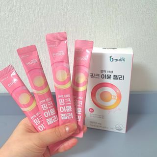 [인디닥터] 면역 생생 핑크 이뮨 젤리 — 5점을 준 리뷰어가 2022년 5월 올린 사용 사진