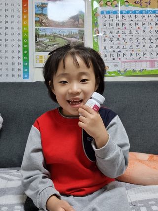 다나음 츄어블 비타민D 1000IU (130ml x 60캡슐) — 5점을 준 리뷰어가 2023년 3월 올린 사용 사진