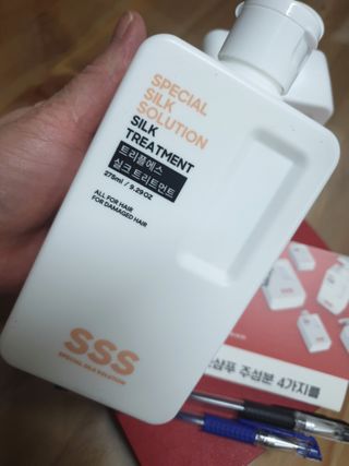 트리플에스 탈모 샴푸 275ml + 실크 트리트먼트 275ml — 5점을 준 리뷰어가 2021년 2월 올린 사용 사진