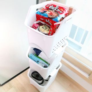창신리빙 블랑 다용도 야채보관함 — 5점을 준 리뷰어가 2022년 8월 올린 사용 사진