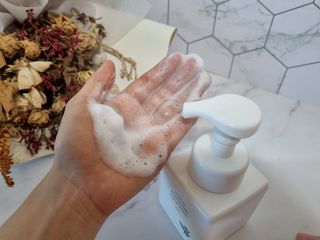 [ 톡톡스킨 ] 피톤치드 핸드워시 — 5점을 준 리뷰어가 2021년 7월 올린 사용 사진