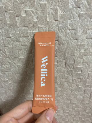 웰리카 다이어트 프로바이오틱스 — 5점을 준 리뷰어가 2021년 2월 올린 사용 사진