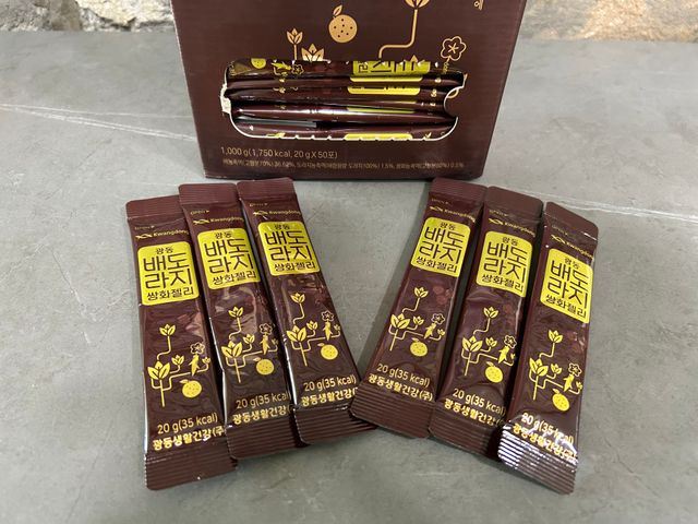 [광동] 배도라지 쌍화젤리 (20g x 50포) 리뷰 사진