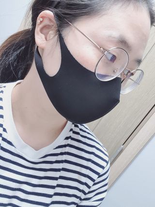 [에이블밤부] 리퓨어 쿠퍼 마스크 10color — 4점을 준 리뷰어가 2021년 3월 올린 사용 사진