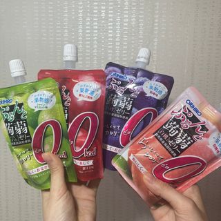 ORIHIRO 오리히로 곤약젤리 제로칼로리 130g 4종 4팩(맛별로 1팩씩) — 5점을 준 리뷰어가 2023년 1월 올린 사용 사진
