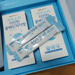 [이뮤니티플러스]우리아이 면역오키, 건강오키 _ 키즈오키 더진한꿀배도라지청 10포 1box — 5점을 준 리뷰어가 2022년 5월 올린 사용 사진