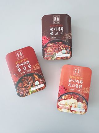 자연풍미 문어직화볶음 3종 (불고기, 불곱창, 치즈불닭) — 4점을 준 리뷰어가 2022년 5월 올린 사용 사진