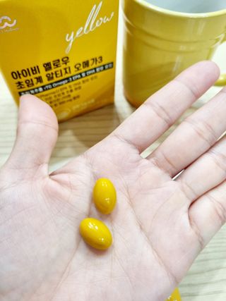 아이비웰니스 롱비다 커큐민 강황 400mg 함유 아이비 옐로우 초임계 알티지 오메가3 KD 파마 (30캡슐) — 4점을 준 리뷰어가 2024년 11월 올린 사용 사진