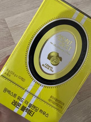 몽베스트 위드더 블랜딩 하우스 _레몬 블랙티 — 5점을 준 리뷰어가 2022년 12월 올린 사용 사진