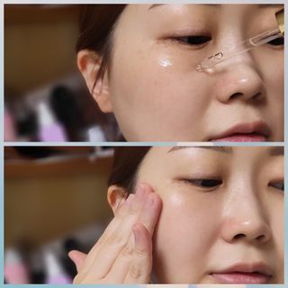 스킨큐어 산다화 비타민c 화이트닝 에센스 30ml — 5점을 준 리뷰어가 2023년 9월 올린 사용 사진