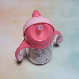 유비맘 트라이탄 코니빨대컵_컬러 랜덤 발송 — 5점을 준 리뷰어가 2021년 1월 올린 사용 사진