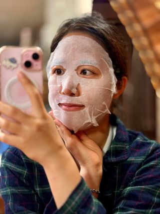 더메디코템 일루미네이팅 오로라 에멀젼마스크 — 5점을 준 리뷰어가 2025년 6월 올린 사용 사진