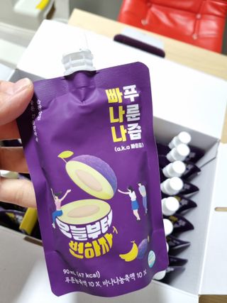밸런스 다이어트랩 밸다랩 빠나나 푸룬즙 90ml X 24포 — 5점을 준 리뷰어가 2023년 4월 올린 사용 사진