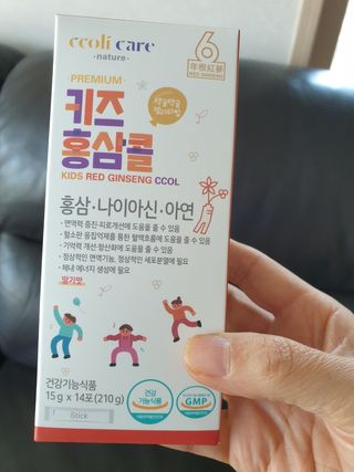 베거스코리아 [콜리케어] 키즈 홍삼콜리 딸기맛 14포 — 4점을 준 리뷰어가 2021년 11월 올린 사용 사진