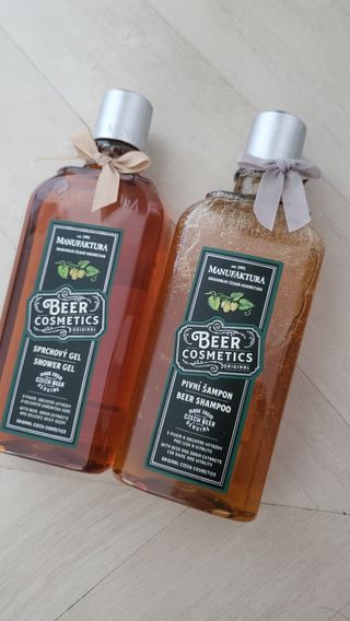 체코 비건화장품 마뉴팍투라 향좋은 천연 맥주샴푸 맥주샤워젤 — 5점을 준 리뷰어가 2022년 5월 올린 사용 사진