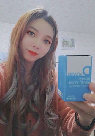 메디타민 비타민D 3000IU — 5점을 준 리뷰어가 2021년 4월 올린 사용 사진
