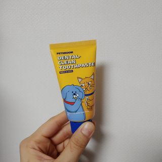 Pethroom 페스룸 PETHROOM DENTAL CARE SET 페스룸 덴탈 케어 세트 / 덴탈 클린 칫솔 + 덴탈 클린 치약 — 5점을 준 리뷰어가 2021년 1월 올린 사용 사진