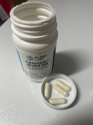 [Dr.PNT] 닥터피엔티 클레어랩스 프로바이오틱스 메타에프 [1개월분] — 5점을 준 리뷰어가 2022년 9월 올린 사용 사진