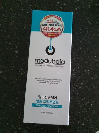 모두발라 탈모집중케어 앰플 트리트먼트 — 5점을 준 리뷰어가 2022년 3월 올린 사용 사진