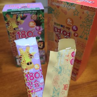다나음 180도 칼슘젤리+아연면역젤리 — 5점을 준 리뷰어가 2022년 1월 올린 사용 사진