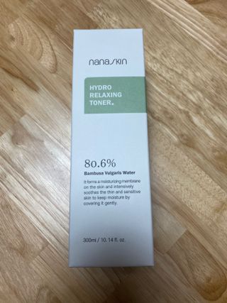 나나스킨 하이드로릴렉싱토너 — 5점을 준 리뷰어가 2021년 8월 올린 사용 사진