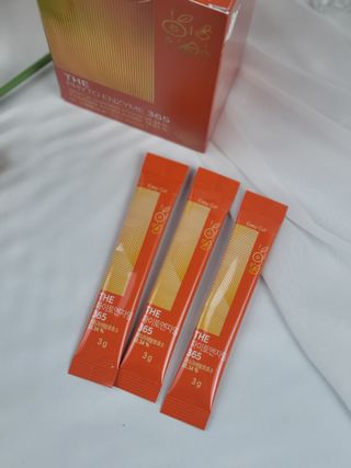 [닥터루템]맛있는 파인애플맛 과채효소 THE파이토엔자임365 1box (30포) — 5점을 준 리뷰어가 2022년 10월 올린 사용 사진