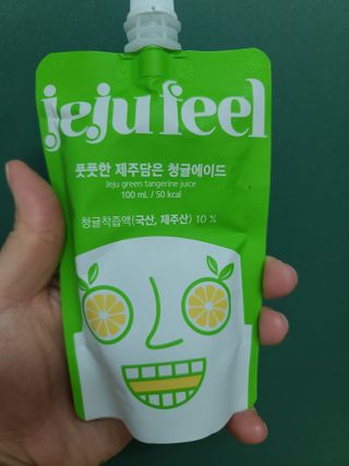 JEJUFEEL 풋풋한 제주담은 청귤에이드 — 5점을 준 리뷰어가 2022년 10월 올린 사용 사진
