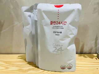 클린24시간 1BOX(5포) + 전용보틀(500ml) — 5점을 준 리뷰어가 2023년 2월 올린 사용 사진