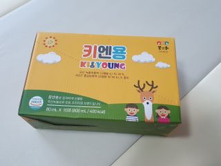 [몸엔용] 어린이, 초등학생의 영양간식 달콤 국산녹용 키엔용  80ml x 10포 — 5점을 준 리뷰어가 2021년 7월 올린 사용 사진
