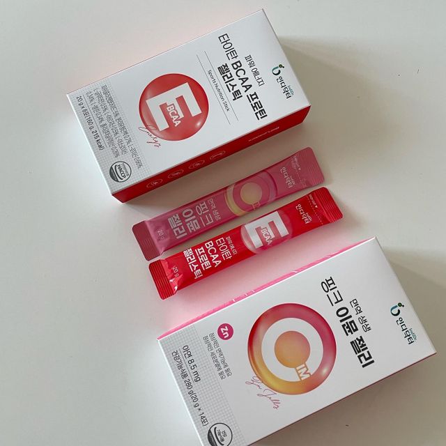 면역 생생 핑크 이뮨 젤리 + 타이탄 BCAA 프로틴 젤리스틱 리뷰 사진