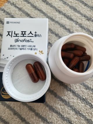 프리마인 홍삼의 강력한 에너지, 이제는 흡수율을 높인 최첨단 캡슐로 간편하게 초고속 충전하세요. — 5점을 준 리뷰어가 2022년 12월 올린 사용 사진